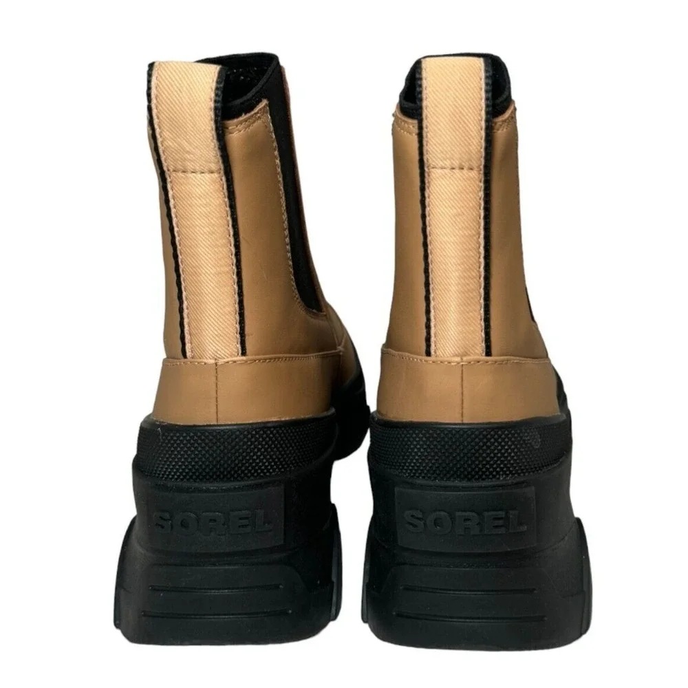 SOREL Women's Brex Waterproof‎ Chelsea Boots Tawny Buff Size 5 New